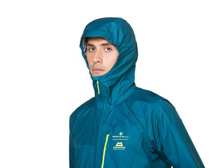 RONHILL Wodoodporna kurtka biegowa męska TECH GORE-TEX MERCURIAL JACKET deep teal/acid