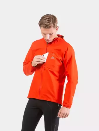 RONHILL Wodoodporna kurtka biegowa męska TECH GORE-TEX MERCURIAL JACKET flame/latte