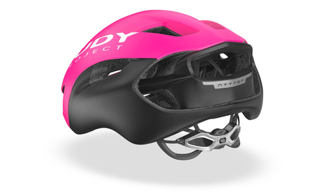 RUDY PROJECT Kask rowerowy NYTRON pink fluo/black matte