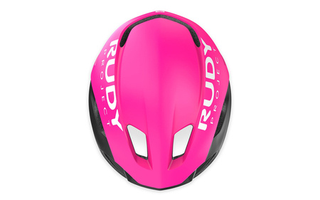 RUDY PROJECT Kask rowerowy NYTRON pink fluo/black matte