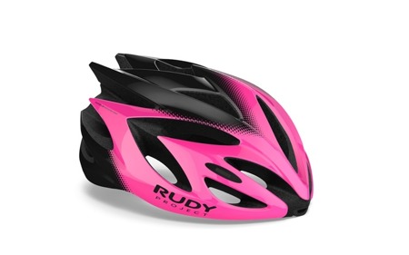 RUDY PROJECT Kask rowerowy RUSH różowo-czarny