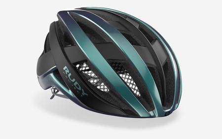 RUDY PROJECT Kask rowerowy VENGER iridiscent blue shiny/black matte