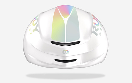 RUDY PROJECT Kask rowerowy aerodynamiczny NYTRON PRO white iridescent matte