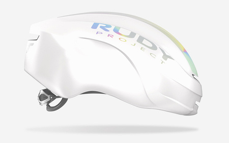 RUDY PROJECT Kask rowerowy aerodynamiczny NYTRON PRO white iridescent matte