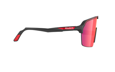 RUDY PROJECT Okulary przeciwsłoneczne SPINSHIELD AIR black matte multilaser red