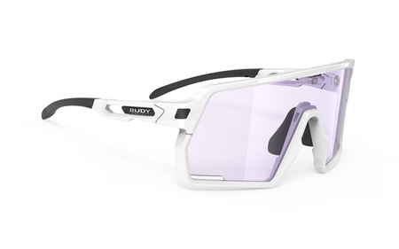 RUDY PROJECT Okulary rowerowe fotochromatyczne KELION white gloss - ImpactX photochromic 2 laser purple