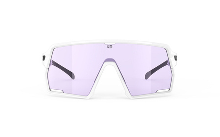 RUDY PROJECT Okulary rowerowe fotochromatyczne KELION white gloss - ImpactX photochromic 2 laser purple