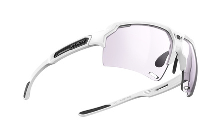 RUDY PROJECT Okulary rowerowe z fotochromem DELTBEAT IMPACTX™ PHOTOCHROMIC 2 Laser Purple white gloss