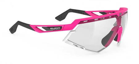 RUDY PROJECT Okulary sportowe z fotochromem DEFENDER IMPACTX PHOTOCHROMIC fluo pink 2 laser black