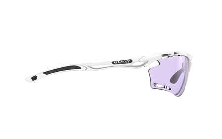 RUDY PROJECT Okulary sportowe z fotochromem PROPULSE white gloss ImpactX laser purple