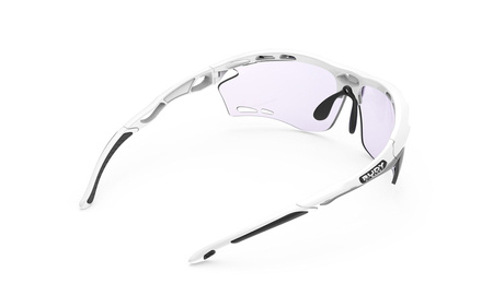 RUDY PROJECT Okulary sportowe z fotochromem PROPULSE white gloss ImpactX laser purple