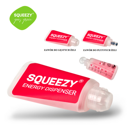 SQUEEZY Soft flask do żeli energetycznych ENERGY DISPENSER 150 ml