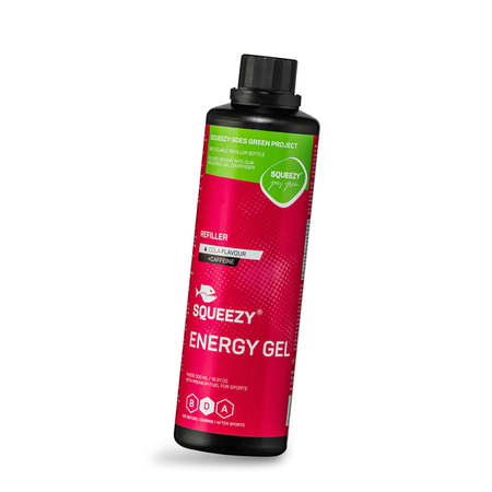 SQUEEZY Żel energetyczny z kofeiną REFILLER 500 ml cola