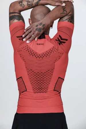 X-BIONIC Koszulka do biegania męska TWYCE RACE SHIRT red/black