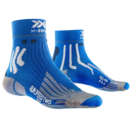 X-SOCKS Skarpetki biegowe RUN SPEED TWO 4.0 MEN twyce blue/arctic white