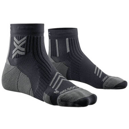 X-SOCKS Skarpety biegowe RUN EXPERT ANKLE black/charcoal