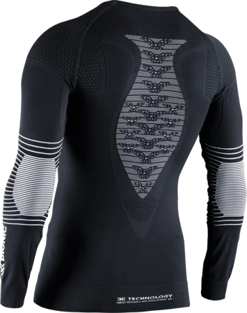 XBIONIC Koszulka biegowa termoaktywna ENERGIZER 4.0 SHIRT opal black/arctic white