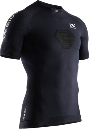 XBIONIC Koszulka biegowa termoaktywna INVENT 4.0 RUNNING SHIRT SH SL czarny