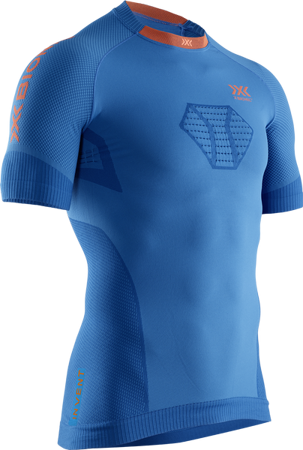 XBIONIC Koszulka biegowa termoaktywna INVENT 4.0 RUNNING SHIRT SH SL niebieska