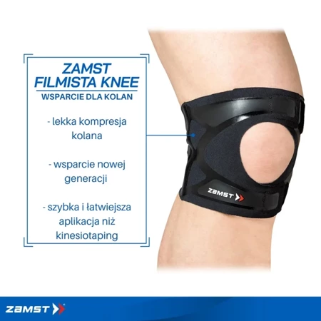 ZAMST Stabilizator stawu kolanowego FILMISTA KNEE