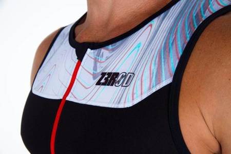 ZEROD Koszulka triathlonowa START TRISINGLET noisy glitch
