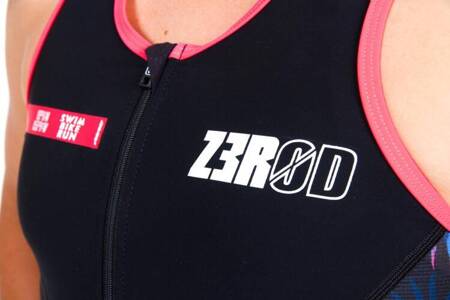 ZEROD Koszulka triathlonowa damska RACER SINGLET the island