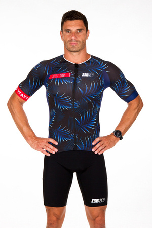 ZEROD Koszulka triathlonowa męska RACER TT SINGLET the island