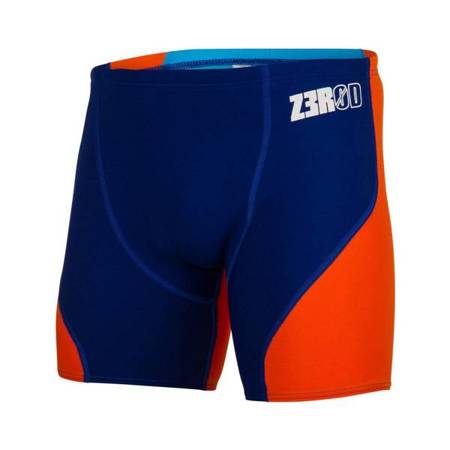 ZEROD Spodenki pływackie BOXERS Dark Blue Atoll/Orange