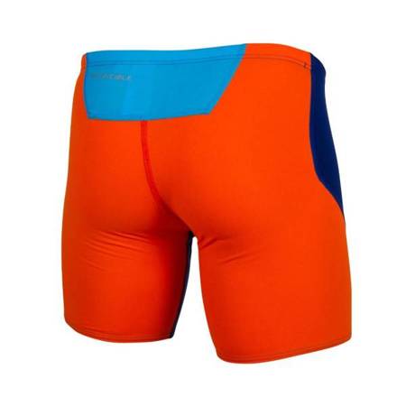 ZEROD Spodenki pływackie BOXERS Dark Blue Atoll/Orange