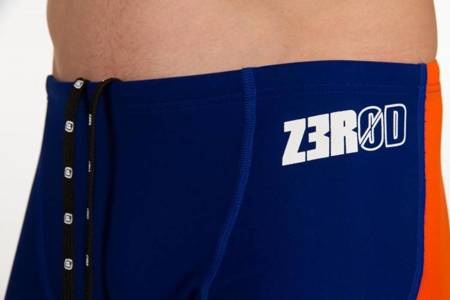 ZEROD Spodenki pływackie BOXERS Dark Blue Atoll/Orange