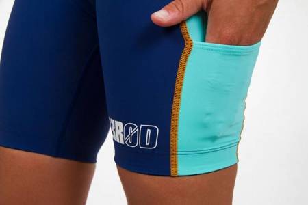 ZEROD Spodenki triathlonowe damskie RACER SHORTS kubik blok