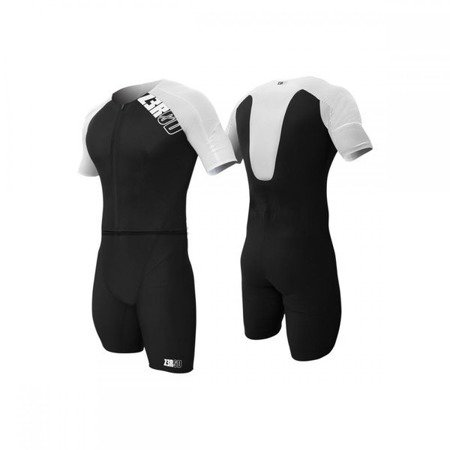 ZEROD Strój triathlonowy ELITE TTSUIT black/white