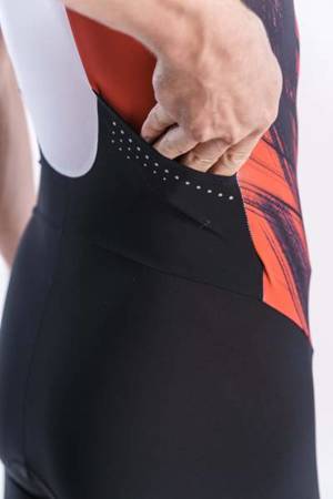 ZEROD Strój triathlonowy RACER TT SUIT red vivacity