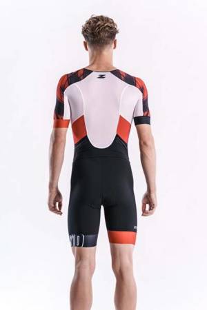 ZEROD Strój triathlonowy RACER TT SUIT red vivacity