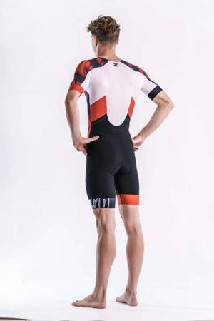 ZEROD Strój triathlonowy RACER TT SUIT red vivacity