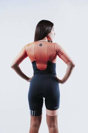 ZEROD Strój triathlonowy damski RACER TT SUIT fusion coral