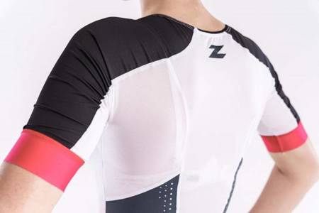 ZEROD Strój triathlonowy damski RACER TT SUIT pink vivacity