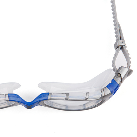 ZOGGS Okularki pływackie PREDATOR FLEX przeźroczyste niebieskie