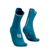 COMPRESSPORT Skarpetki do biegania wysokie ProRacing Socks V4 mosaic blue magent