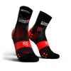 COMPRESSPORT skarpetki biegowe ProRacing Socks V3.0 ULTRALIGHT Run Hi czarno-czerwone