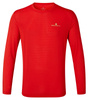 RONHILL Koszulka do biegania męska z długim rękawem TECH L/S TEE czerwona