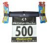 RONHILL Pasek na numer startowy RACE NUMBER BELT szary
