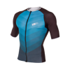 ZEROD Koszulka triathlonowa męska RACER TT SINGLET czarno-niebieska